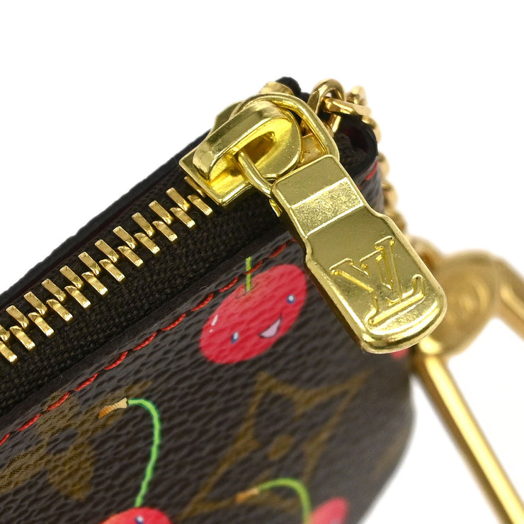 Louis Vuitton Cherry Pochette Cles Coin Purse Wallet M95042 CA0045 116136