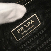 Prada Black Leather Handbag 50 116141