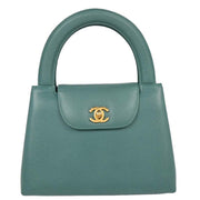 Chanel Green Calfskin Handbag 116144