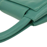 Chanel Green Calfskin Handbag 116144