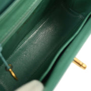 Chanel Green Calfskin Handbag 116144