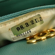 Chanel Green Calfskin Handbag 116144