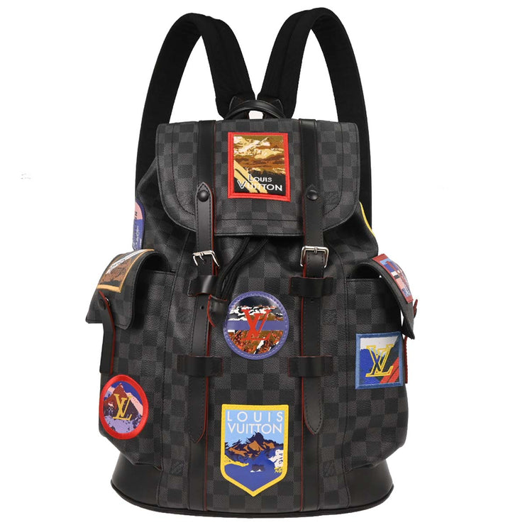 Louis Vuitton Graphite LV Alps Christopher PM Backpack N44054 TR4118 116145