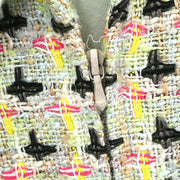 Chanel Zip Up Jacket Light Green 02P #42 116151