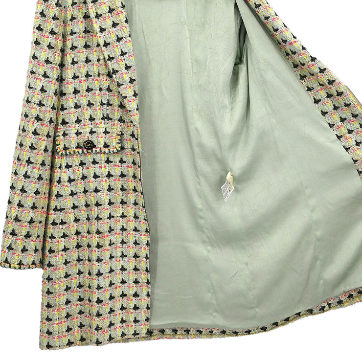 Chanel Zip Up Jacket Light Green 02P #42 116151