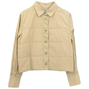 Chanel Single Breasted Jacket Beige #38 116152