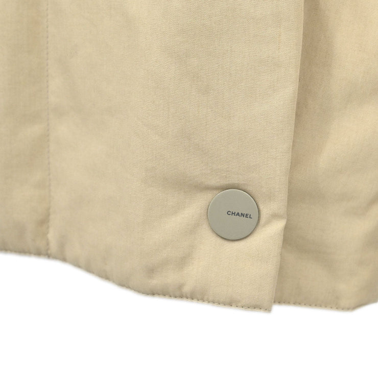 Chanel Single Breasted Jacket Beige #38 116152