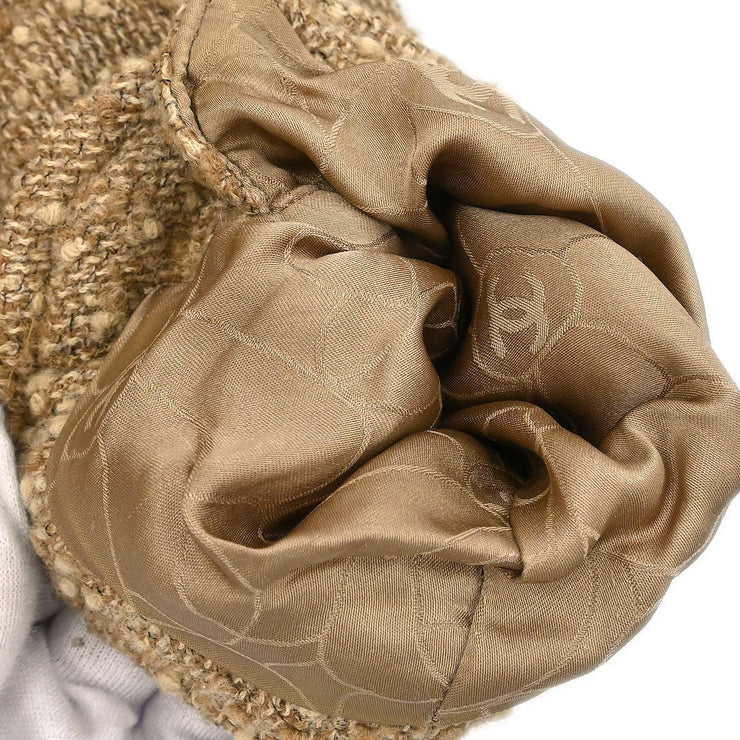 Chanel Single Breasted Coat Beige 01A #38 116153