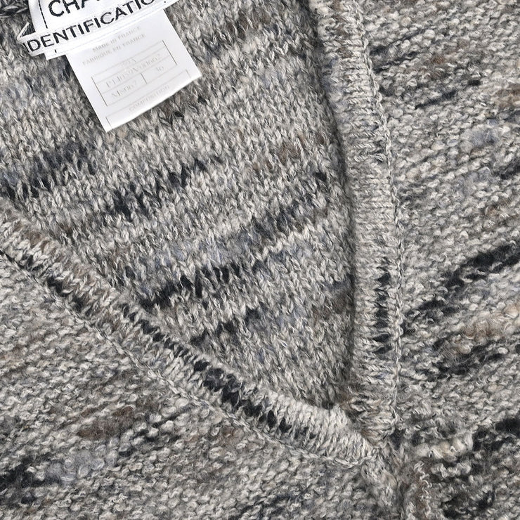 Chanel Sleeveless Jacket Vest Gray 09A #36 116157