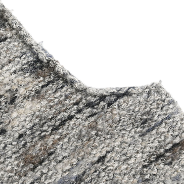 Chanel Sleeveless Jacket Vest Gray 09A #36 116157