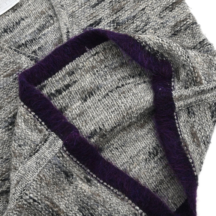 Chanel Sleeveless Jacket Vest Gray 09A #36 116157