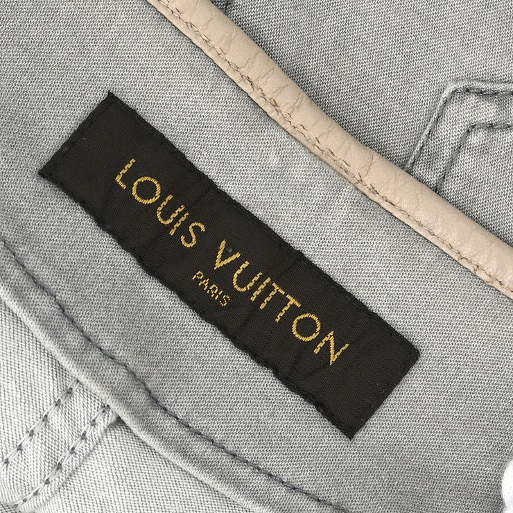 Louis Vuitton Denim Skirt Gray RW111W WSSK01DBC #36 116163