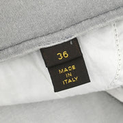 Louis Vuitton Denim Skirt Gray RW111W WSSK01DBC #36 116163