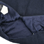 Chanel Setup Suit Jacket Skirt Navy 94A #38 116164