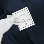 Chanel Setup Suit Jacket Skirt Navy 94A #38 116164