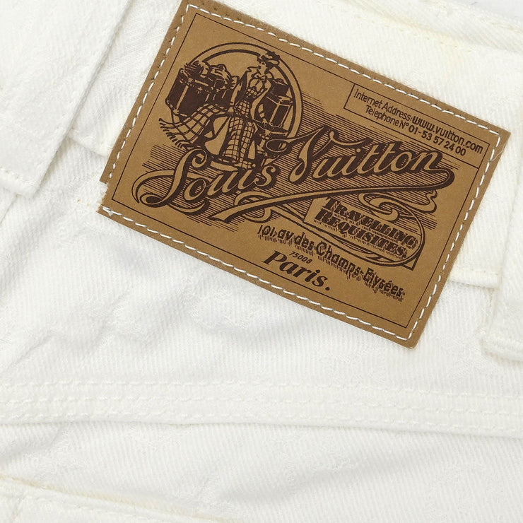 Louis Vuitton Setup Suit Jacket Skirt White RW061W #34 116169