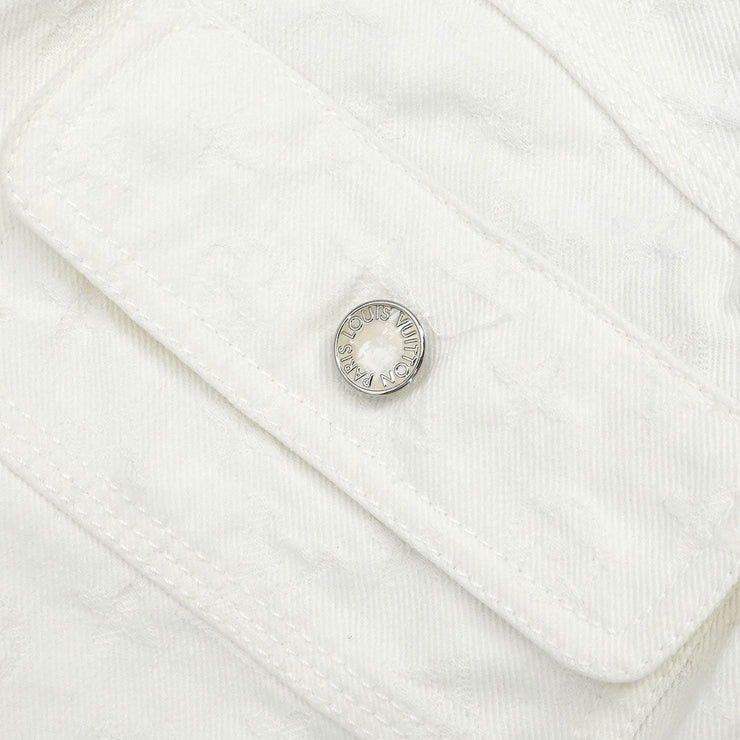 Louis Vuitton Setup Suit Jacket Skirt White RW061W #34 116169