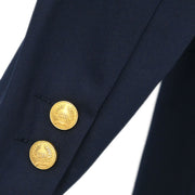 Christian Dior Setup Suit Jacket Skirt Navy 3U2A01O K6G02C4 #L 116170