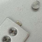 Chanel Medallion Silver Belt 99P Small Good 116175