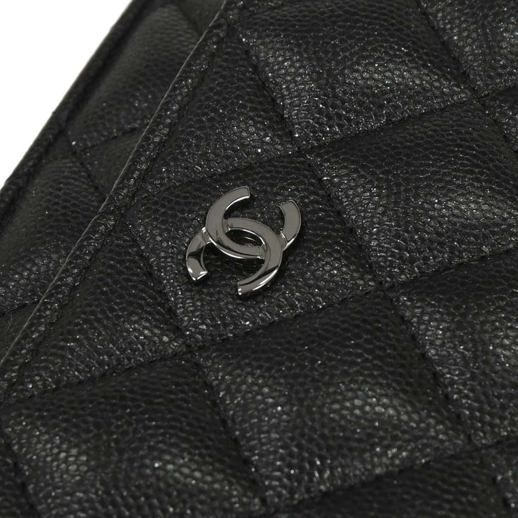 Chanel Black Calfskin Classic WOC Wallet On Chain 116179