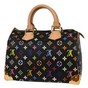 Louis Vuitton Black Monogram Multicolor Speedy 30 Handbag M92642 SP1160 116180
