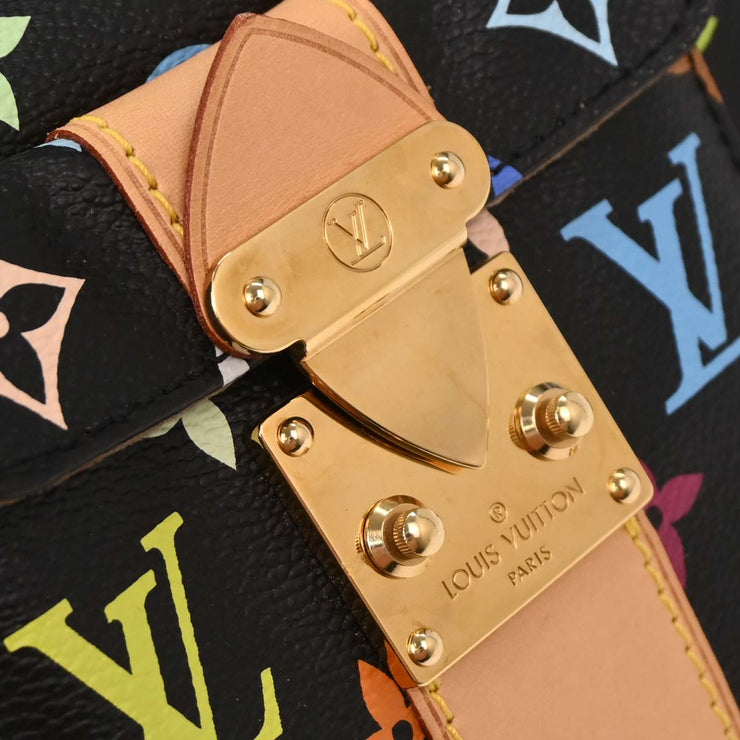 Louis Vuitton Black Monogram Multicolor Speedy 30 Handbag M92642 SP1160 116180