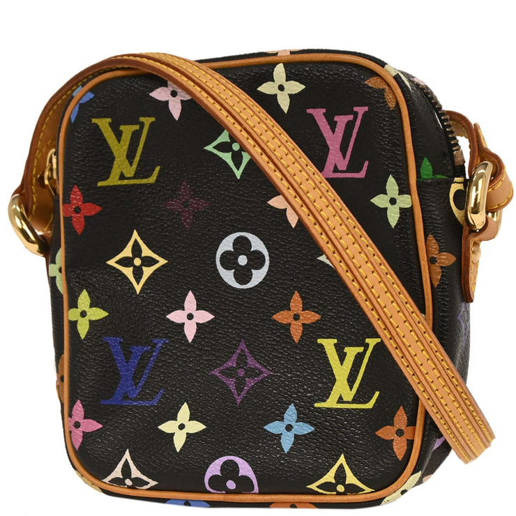 Louis Vuitton Black Monogram Multicolor Rift Shoulder Bag M40056 TH0075 116182
