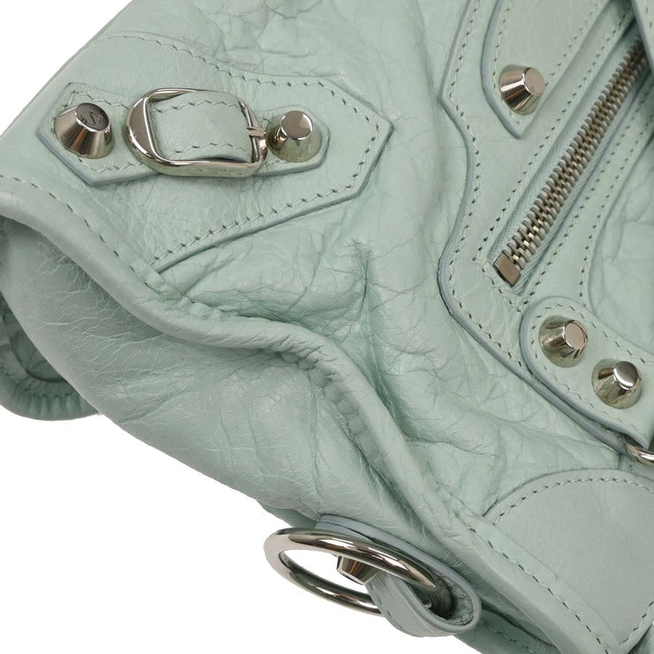 Balenciaga Light Blue The City Mini Handbag 300295.4970.D.528147 116184