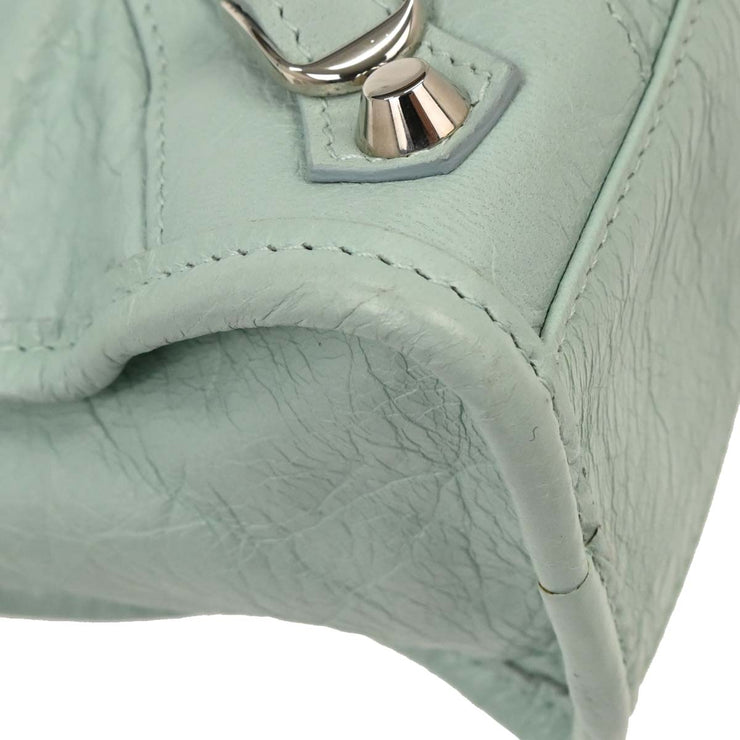 Balenciaga Light Blue The City Mini Handbag 300295.4970.D.528147 116184