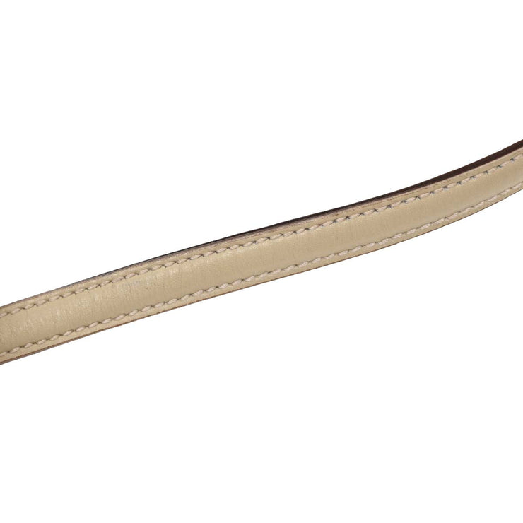 Salvatore Ferragamo Beige Canvas Handbag AU-21/3323 116189