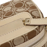 Salvatore Ferragamo Beige Canvas Handbag AU-21/3323 116189