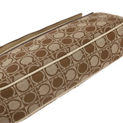 Salvatore Ferragamo Beige Canvas Handbag AU-21/3323 116189
