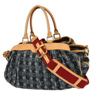 Louis Vuitton Blue Monogram Denim Cabas Raye GM 2way Tote M95336 AR0096 116200