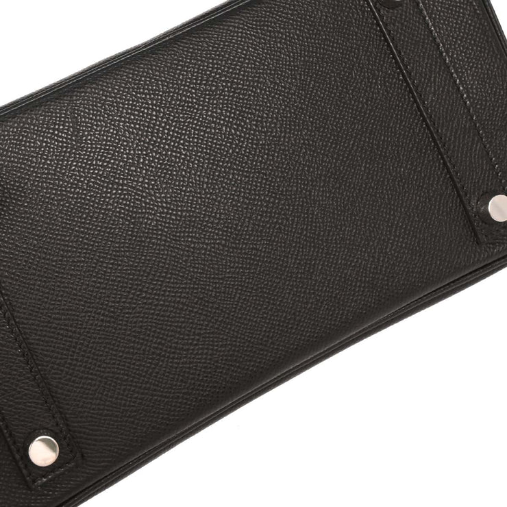 Hermes Black Epsom Birkin 25 Handbag  Square:J2 116203