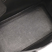 Hermes Black Epsom Birkin 25 Handbag  Square:J2 116203