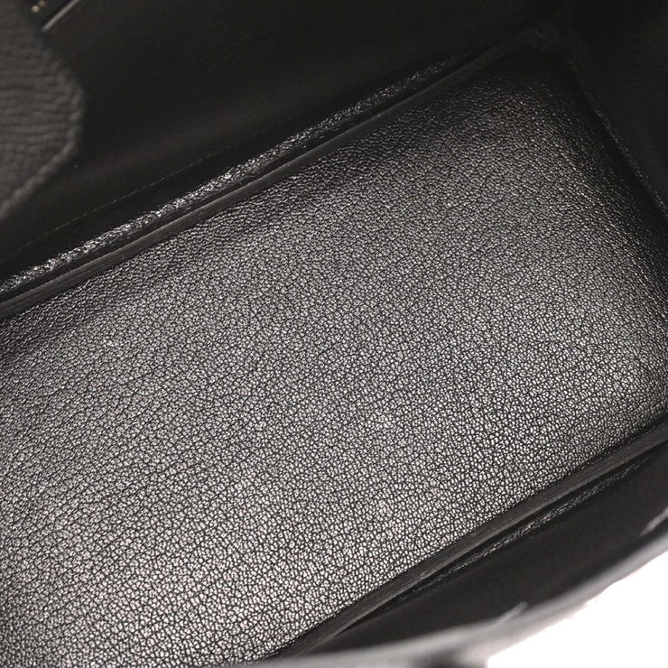 Hermes Black Epsom Birkin 25 Handbag  Square:J2 116203