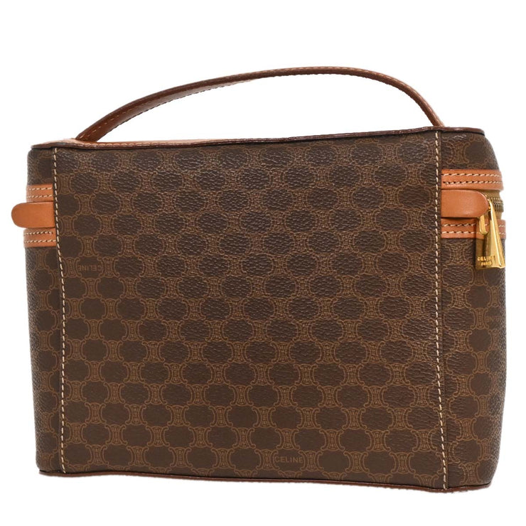 Celine Brown Macadam Vanity Handbag MC96 116249