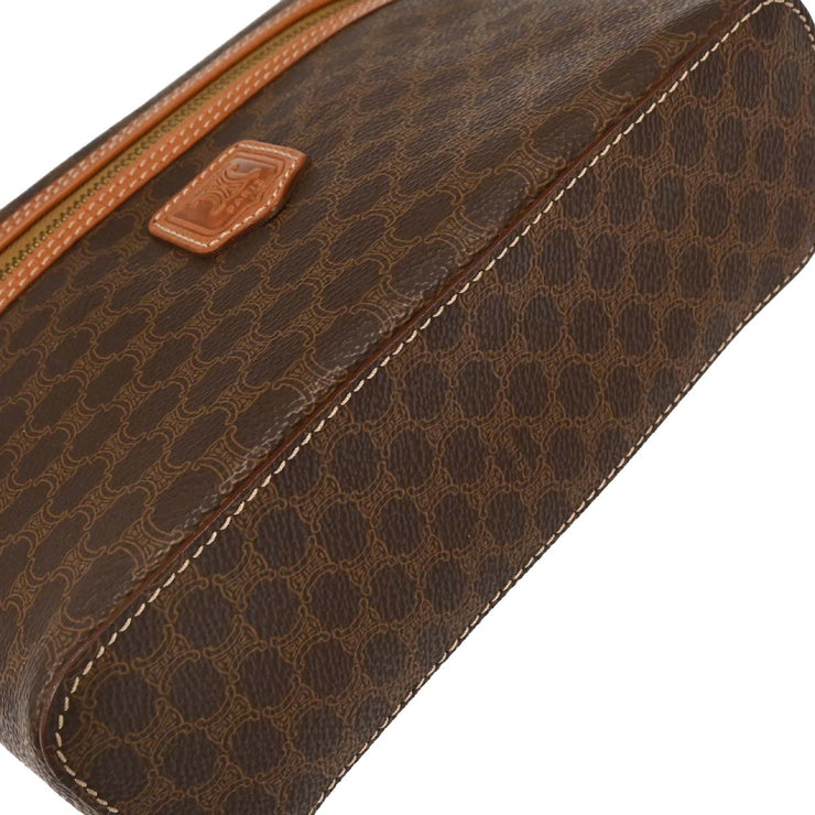 Celine Brown Macadam Vanity Handbag MC96 116249