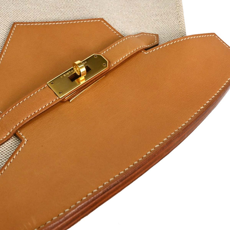 Hermes Natural Toile H Himalaya Handbag  Circle:S 15 116250