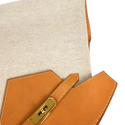 Hermes Natural Toile H Himalaya Handbag  Circle:S 15 116250