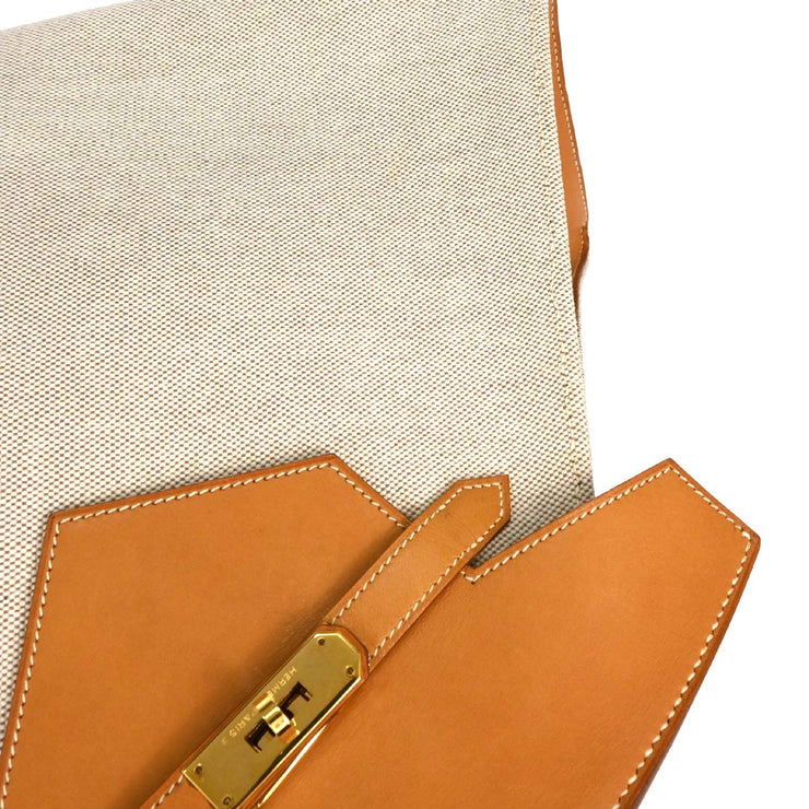 Hermes Natural Toile H Himalaya Handbag  Circle:S 15 116250