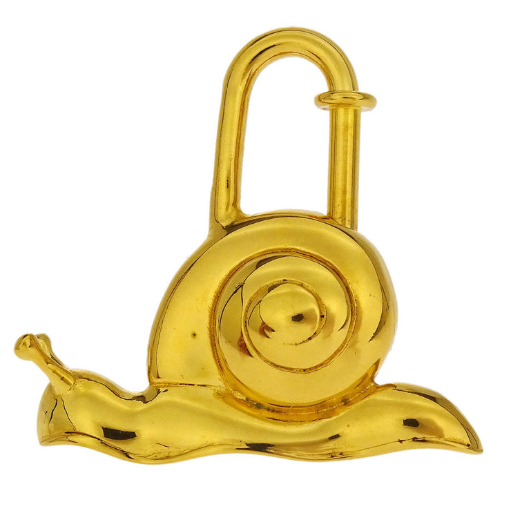 Hermes Snail 1995 Annee De la Route Cadena Gold Small Good 116304