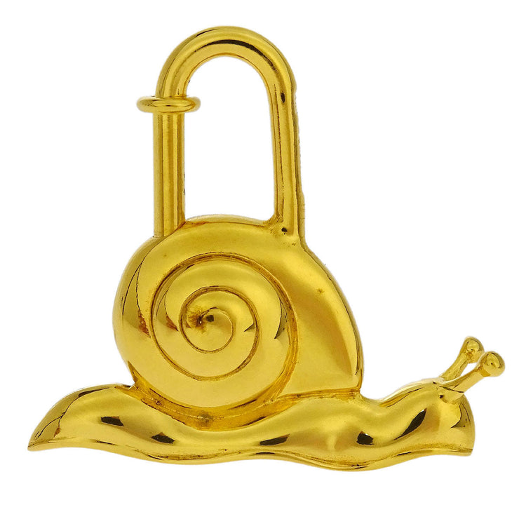Hermes Snail 1995 Annee De la Route Cadena Gold Small Good 116304