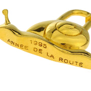 Hermes Snail 1995 Annee De la Route Cadena Gold Small Good 116304