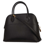 Hermes Black Box Calf Bolide 31 2way Handbag 42 Square: F 116383