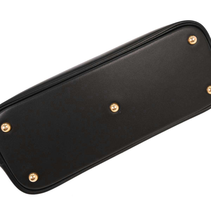 Hermes Black Box Calf Bolide 31 2way Handbag 42 Square: F 116383