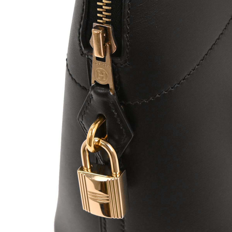 Hermes Black Box Calf Bolide 31 2way Handbag 42 Square: F 116383