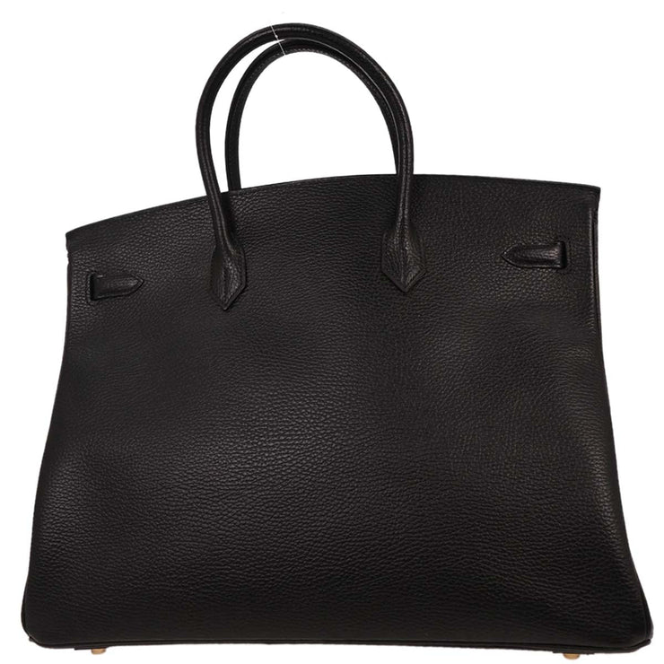 Hermes Black Ardennes Birkin 40 Handbag 13*Square: F 116393