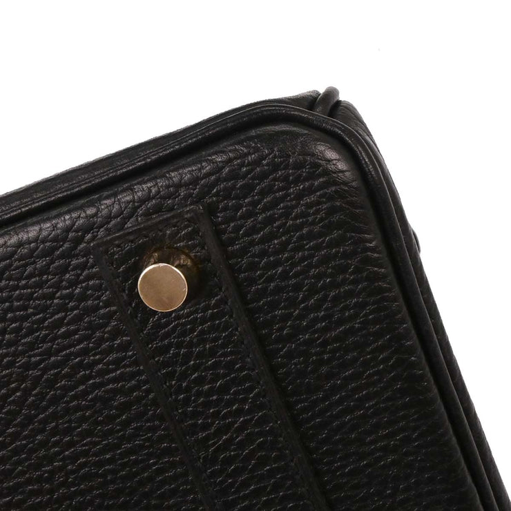 Hermes Black Ardennes Birkin 40 Handbag 13*Square: F 116393