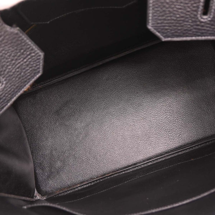 Hermes Black Ardennes Birkin 40 Handbag 13*Square: F 116393